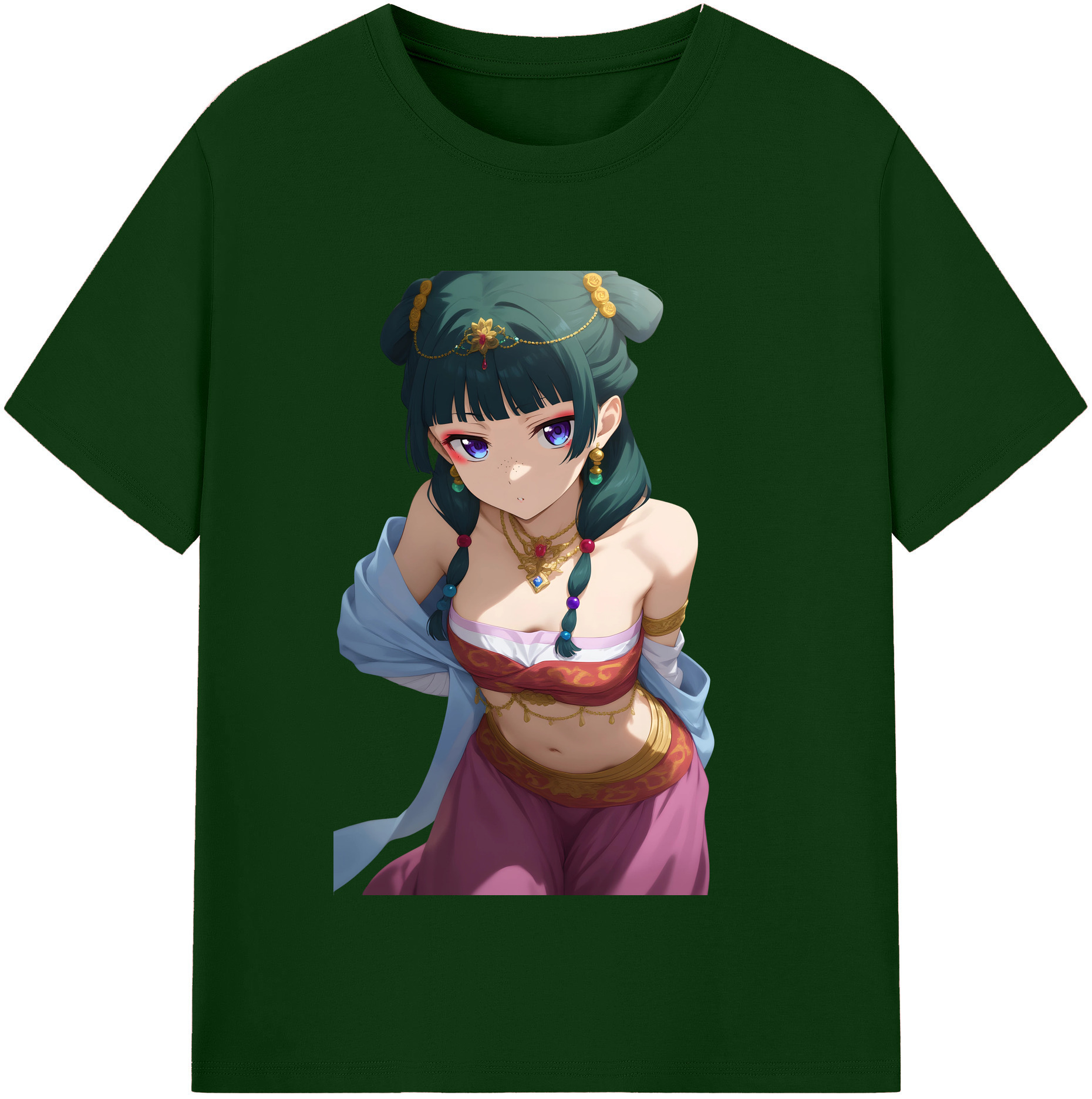 （画像用） 薬屋のひとりごと The Apothecary Diaries 綿100％半袖Tシャツ（フロントプリント）